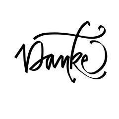 Danke. Thank you in Germany. Design for greeting cards, social media, prints, posters, etc.