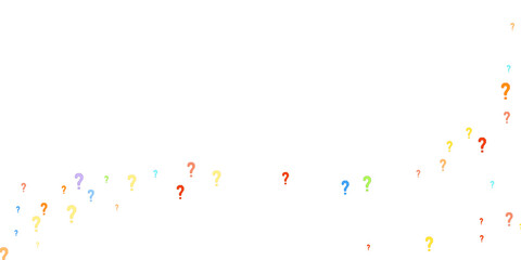 Question marks Quiz doubt survey faq public poll.