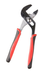 Obraz premium Close up of a handymans channel lock pliers