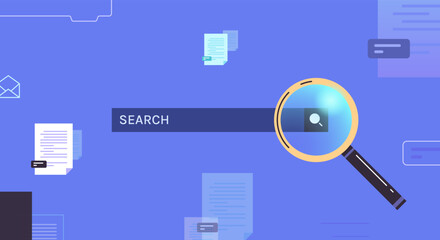 Website banner and job searches, career, employment opportunities, human resources flat vector illustration.