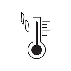 Thermometer line icon