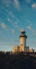 Fototapeta na wymiar Byron bay lighthouse at sunset