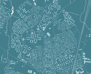 map of the city of Vantaa, Finland