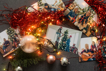 Christmas collage, Christmas photos and decor