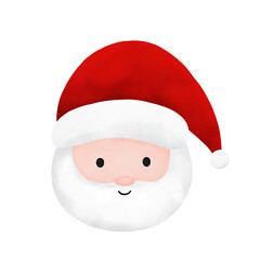 Santa Claus Face Illustration