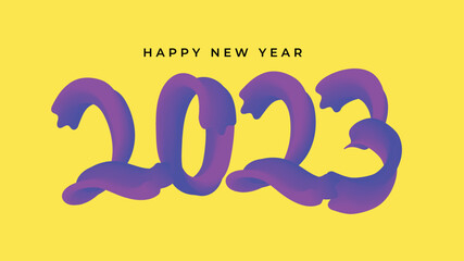 happy new year 2023 celebration background