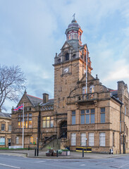 Fototapeta premium Cleckheaton Town Hall in Kirklees Yorkshire England