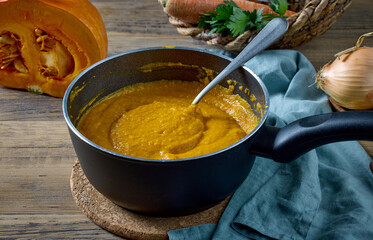 pumpkin and carrot puree