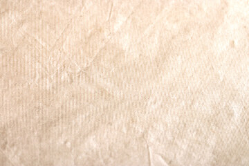 Old parchment surface and crumpled wrinkles.