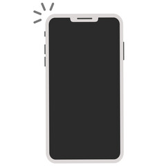 Smartphone icon mock up in the style flat design