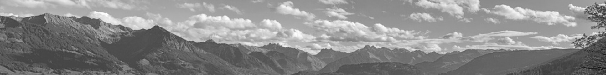 Allgäu - Berge - Panorama - Bergkette - Aussicht 