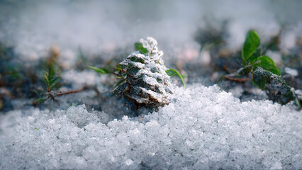 Christmas card, screensaver. AI render