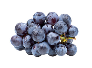Blue grape isolated on transparent png