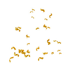 Floating gold confetti
