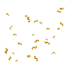 Floating gold confetti
