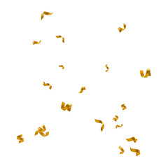 Floating gold confetti
