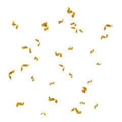 Floating gold confetti