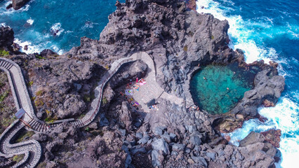 Charco de la laja, Tenerife, Spain - beautiful natural pools