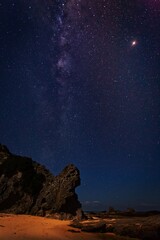 Milky Way universe over Queen Victoria Rock