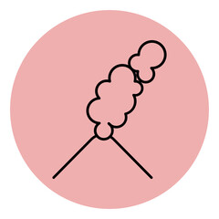  volcano eruption icon