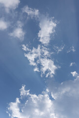 blue sky with clouds