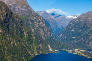  Fiordland National Park landscape from the Airplane