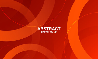 Abstract orange background with lines. Eps10 vector