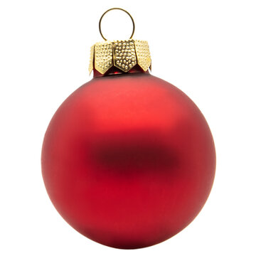 single red christmas tree ball