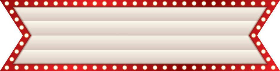 Obraz premium Badge Light Bulb Text Lightbox Banner