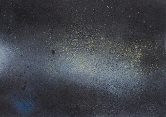 Abstract hand paint black and white background