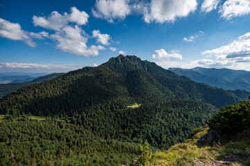 Landscape in mountains Small Fatra in Slovakia, Europe.