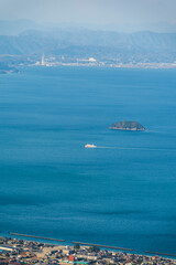 嵩山展望台からの景色