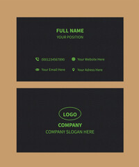 Business card template