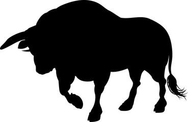 Silhouette Bull