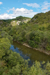 Fototapeta na wymiar Griechenland - Zagori - Gemeinde Tymfi - Kipoi & Voidomatis Fluss