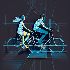 Riding a bike, bicycle, bike, sport, cycling, cyclist