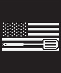 USA Lunch Lady, Vector Artwork, T-shirt Design Idea, Typography Design, Artwork 