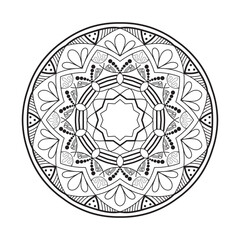 mandala coloring pages for kids