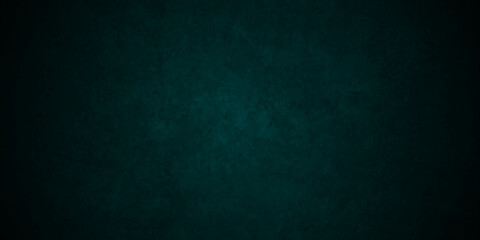 Black and green stone concrete grunge wall texture and backdrop background anthracite panorama. Panorama dark black or green slate background or texture.	