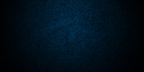 Black and blue stone concrete grunge wall texture and backdrop background anthracite panorama. Panorama dark black or blue slate background or texture.	
