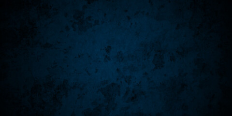 Black and blue stone concrete grunge wall texture and backdrop background anthracite panorama. Panorama dark black or blue slate background or texture.	
