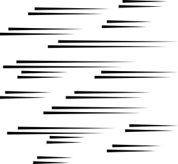 Speed Lines in arrow Form . Vector Illustration .Technology  Logo . Design element . Abstract Geometric shape . 