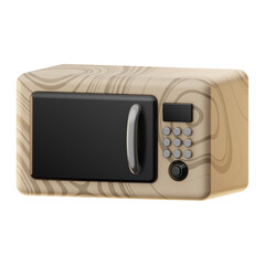 Fototapeta premium Premium kitchen microwave oven icon 3d rendering on isolated background PNG