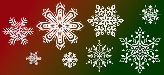 christmas snowflake background