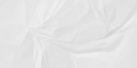 White paper crumpled texture. white fabric textured crumpled white paper background. panorama white paper texture background, crumpled pattern texture backgrund.