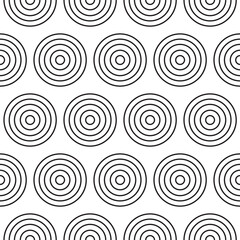 Seamless geometric pattern of circles