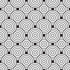 Seamless geometric pattern of circles
