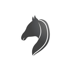 Obraz premium Horse head logo icon template design