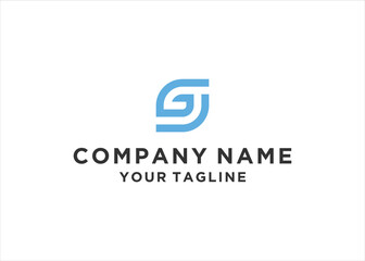 Letter GS or SG logo design template elements
