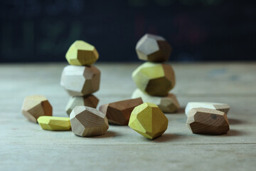 colorful wooden blocks